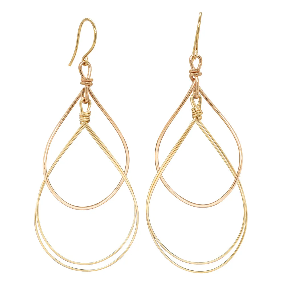 14ct Gold Filled Sakura Fizz Earrings