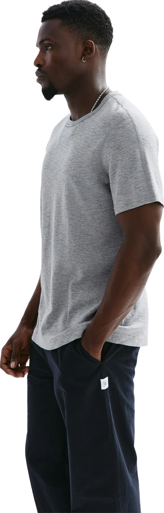 1x1 Slub Knit T-shirt - Men's|-|T-shirt tricoté 1x1 Slub - Homme