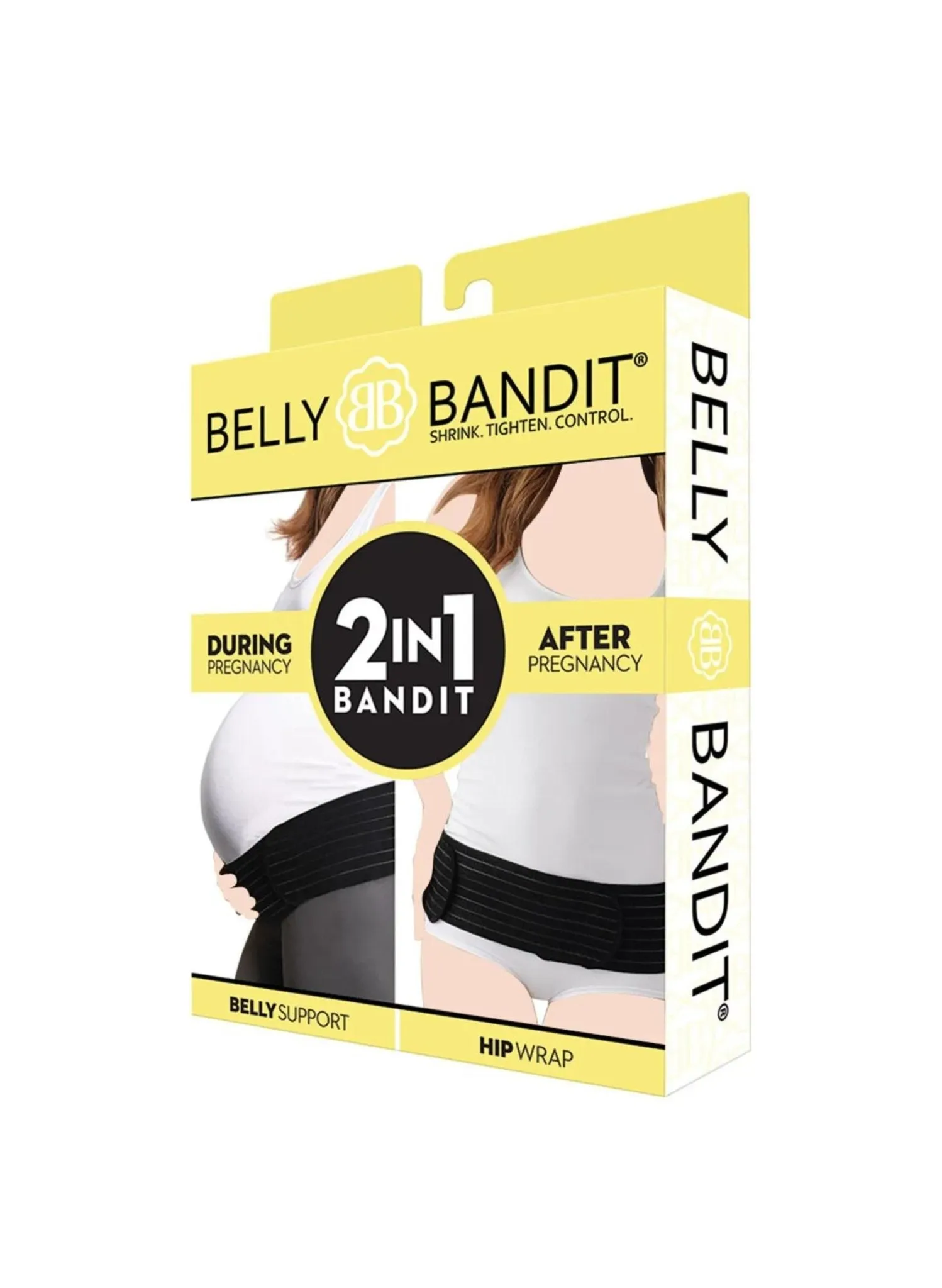 2-in-1 Hip Bandit - Belly Support Band & Hip Wrap - Nude