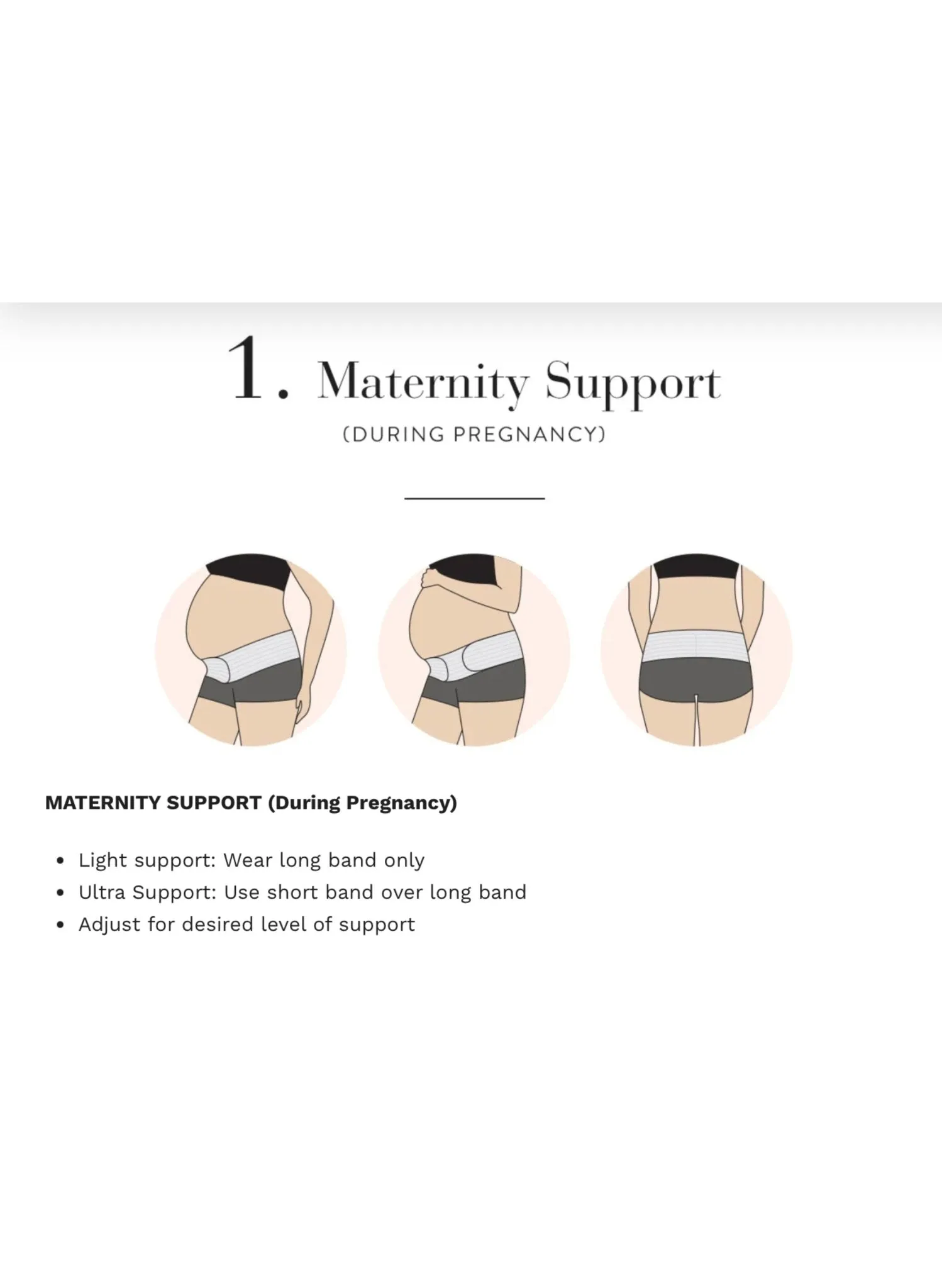 2-in-1 Hip Bandit - Belly Support Band & Hip Wrap - Nude