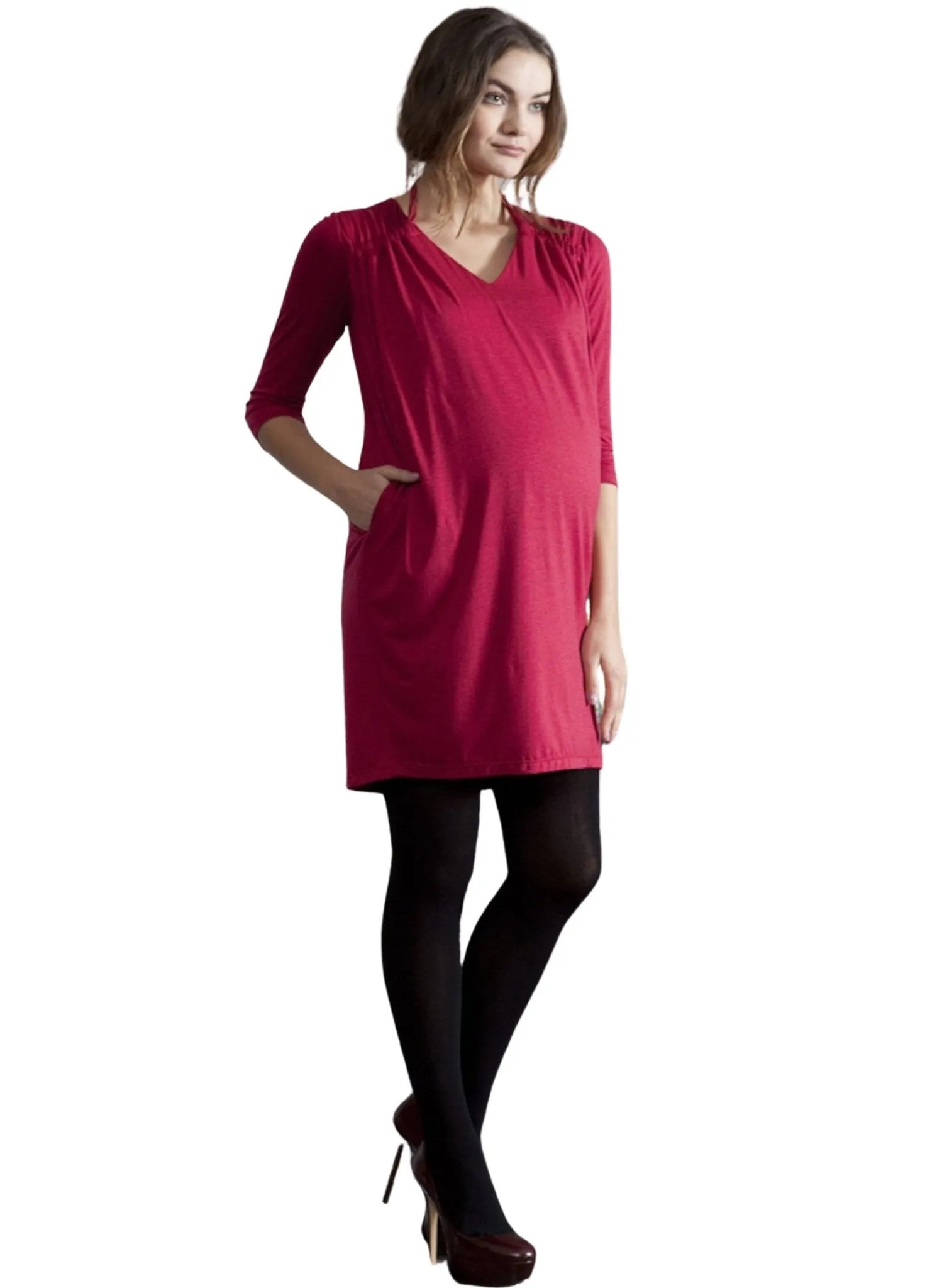 70 Den Maternity Tights - Black
