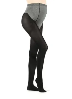 70 Den Maternity Tights - Black