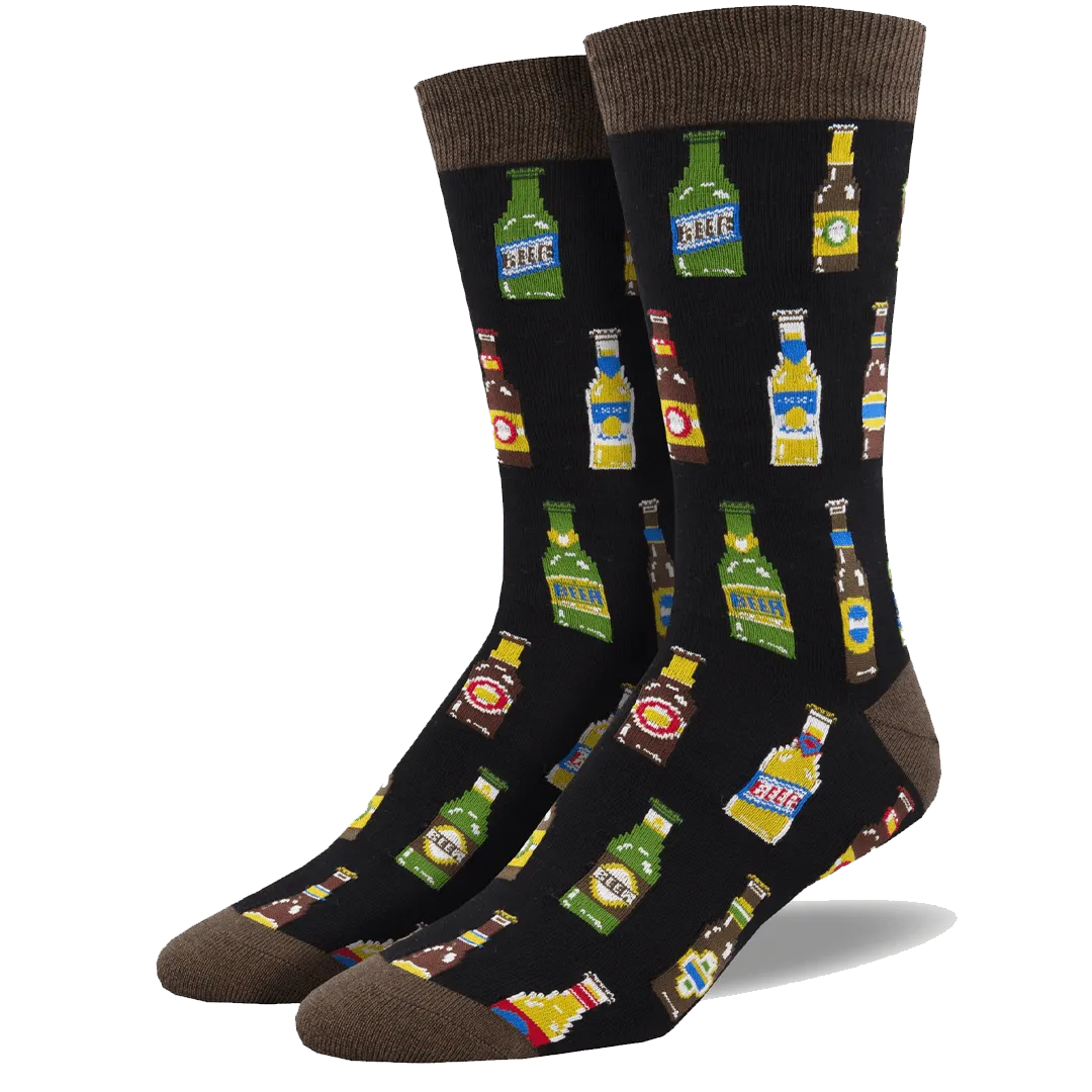 99 Bottles Men's Bamboo Crew Socks