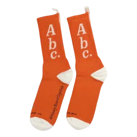 Abc. 123. Socks Carnelian Orange