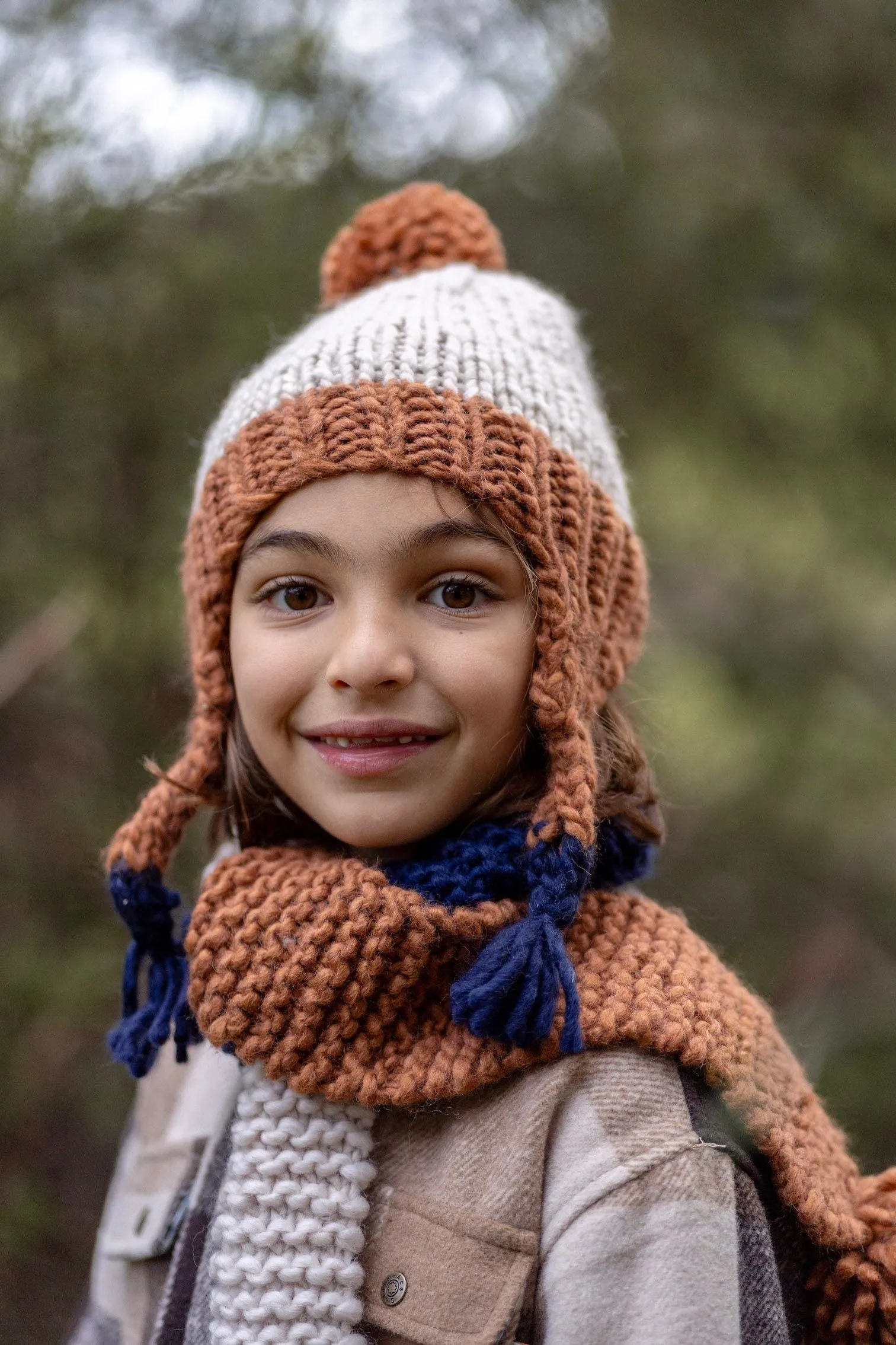 Acorn kids: Earth Beanie Dusk
