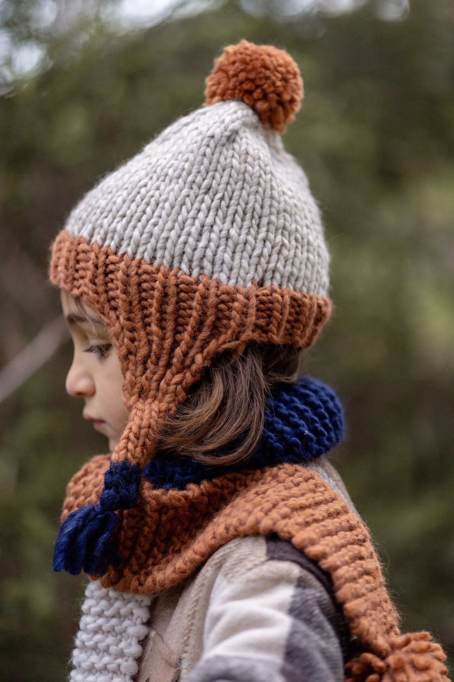 Acorn kids: Earth Beanie Dusk