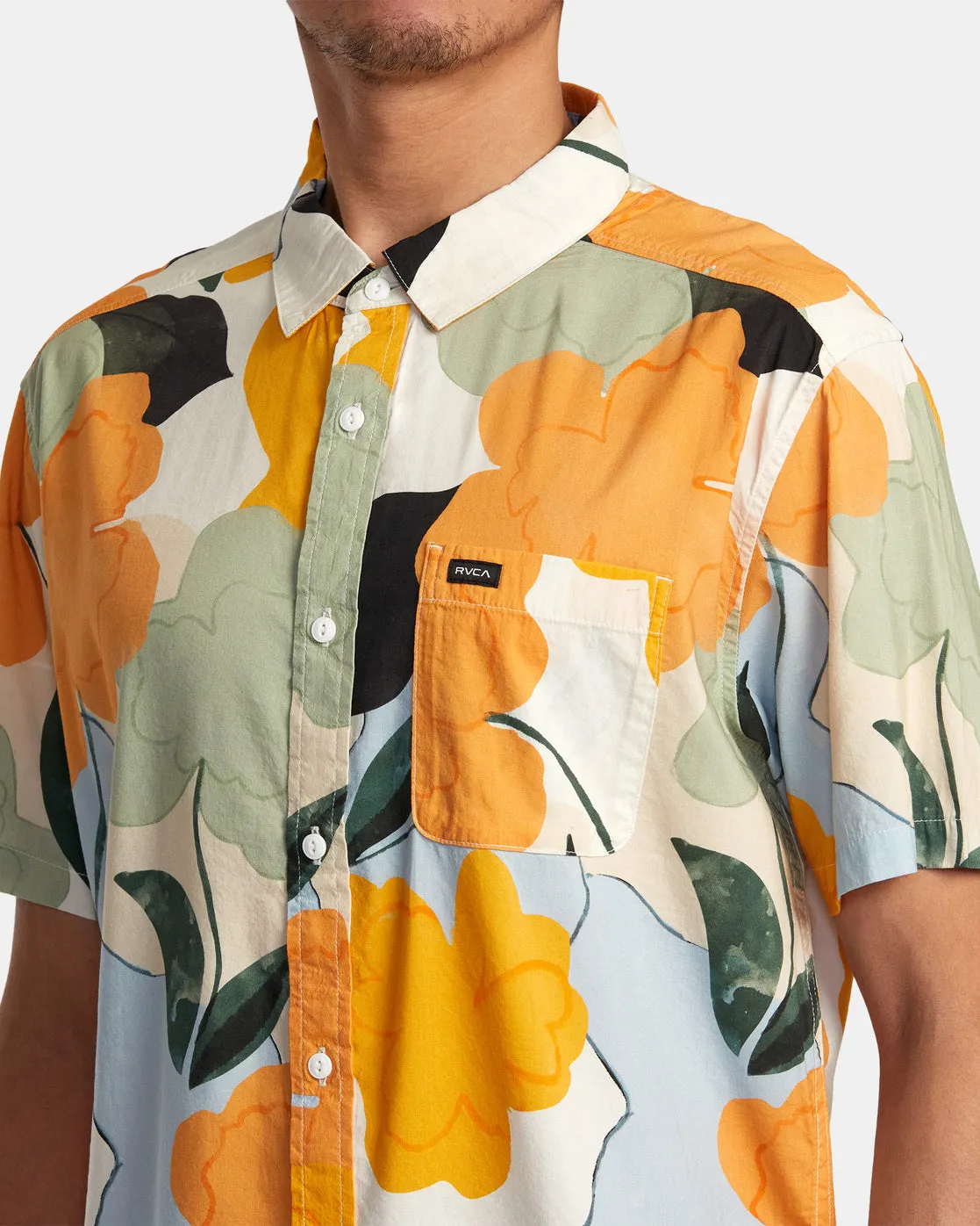 Anytime Short Sleeve Woven Shirt - Multi