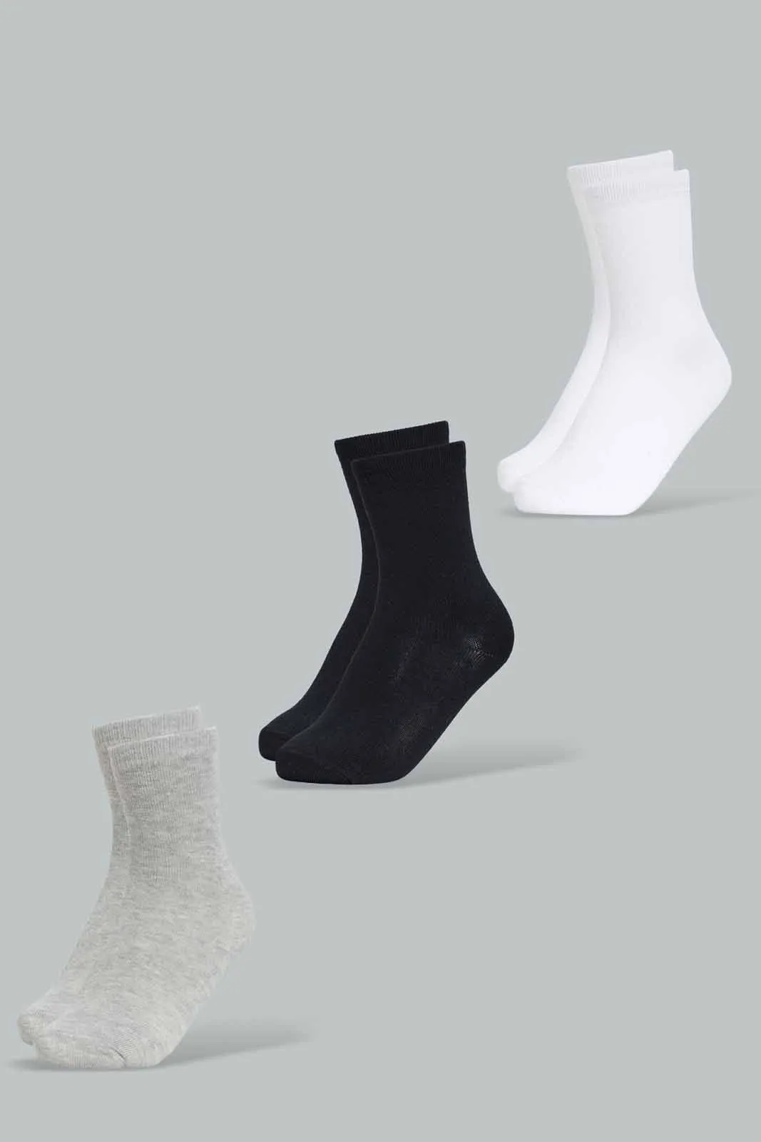 Assorted Full Length Socks For Senior Boys (Pack of 2)