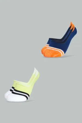 Assorted Invisible Socks For Senior Boys (Pack OF 2)