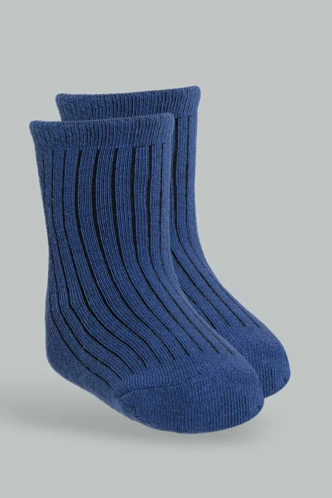 Assorted Textured Ankle Socks For Baby Boys (Pack of 4)