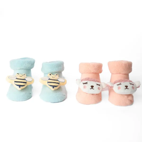 Baa Baa Bee 3d Socks - Pack of 2