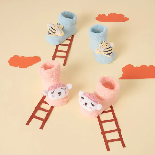 Baa Baa Bee 3d Socks - Pack of 2