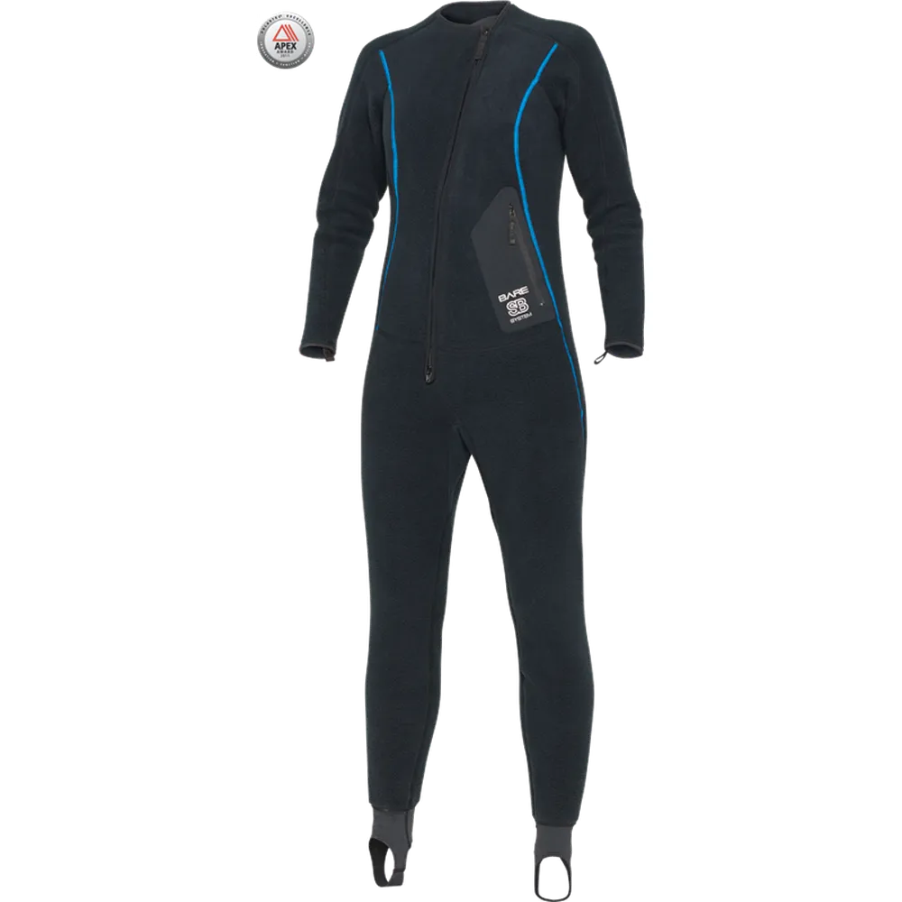 Bare SB System Womens Mid Layer Full Scuba Diving Wetsuit