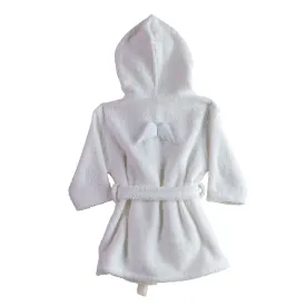 Bathrobe - Angel Wings White