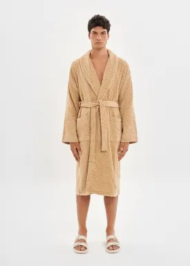 Bathrobe | Velour Taupe