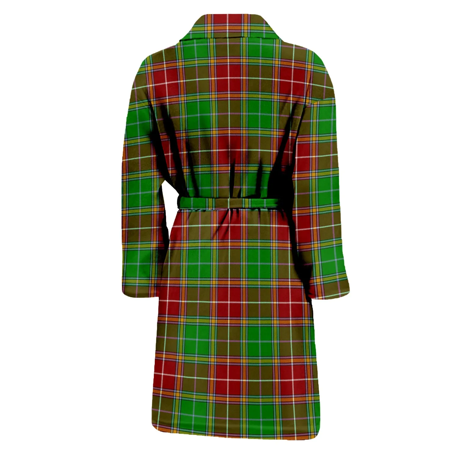 Baxter Modern Tartan Bathrobe with Family Crest