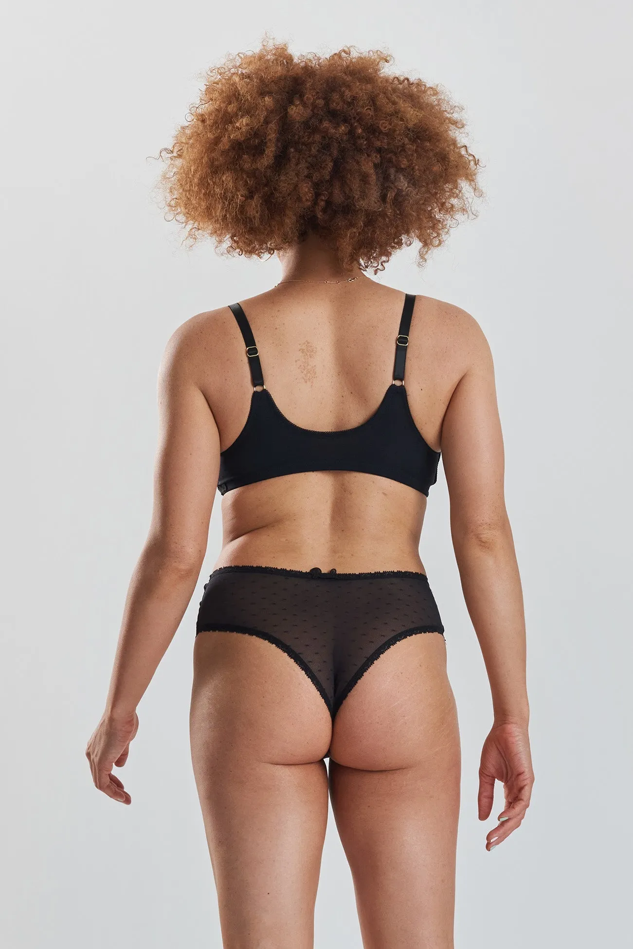 Birch organic-cotton Brazilian briefs - Volcanic Black