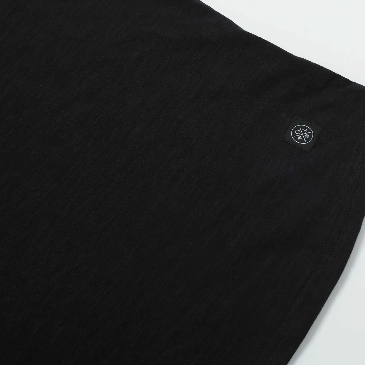 Black Slub S/S Henley