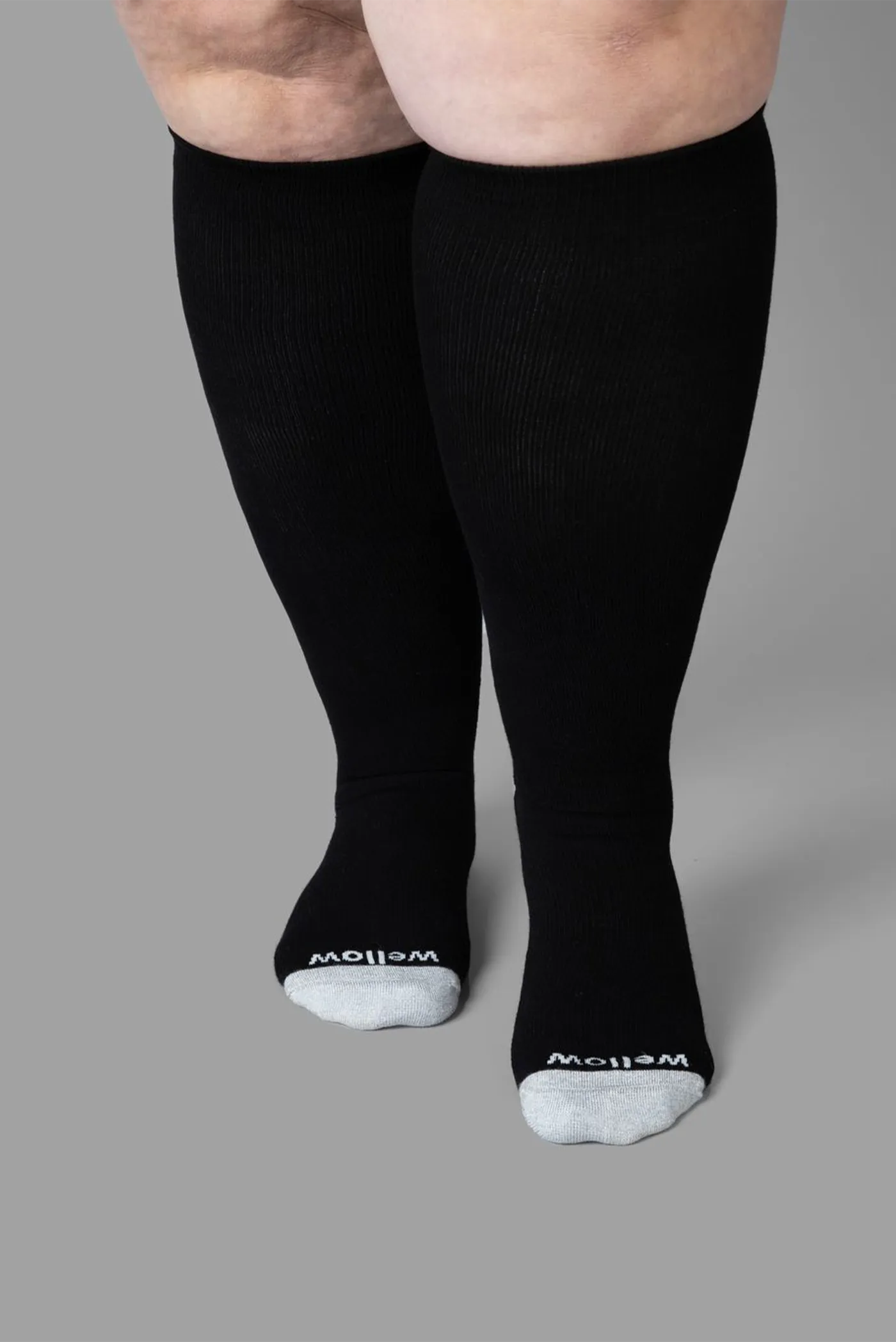 Black - Wide Calf - 3 pack