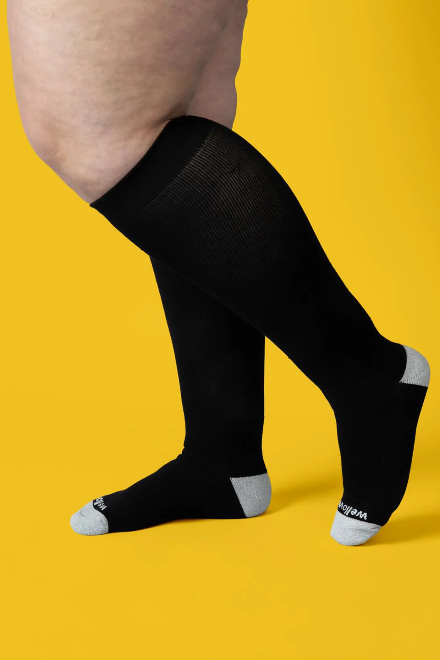 Black - Wide Calf - 3 pack