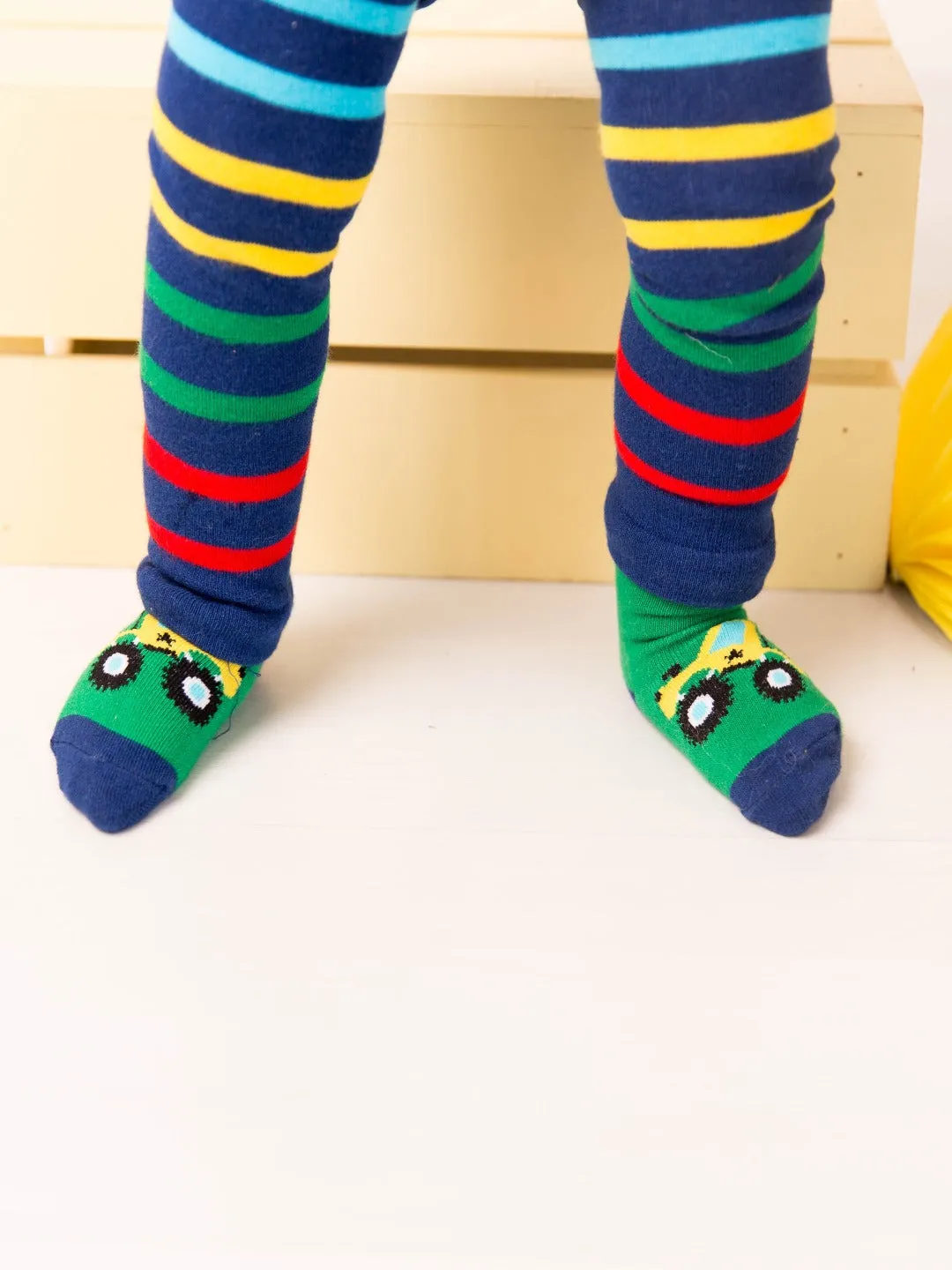 Blade and Rose Monster Truck Cotton Socks 爬山車全棉嬰兒襪