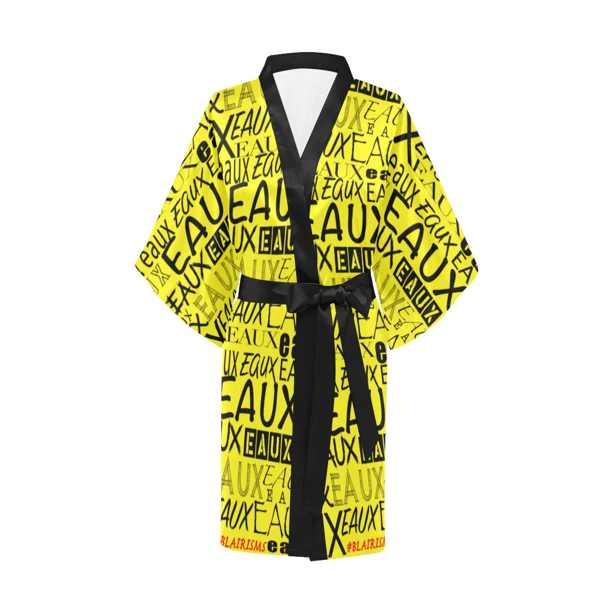 #BLAIRISMS ALLEAUXVER KIMONO (BLACK LETTERING)