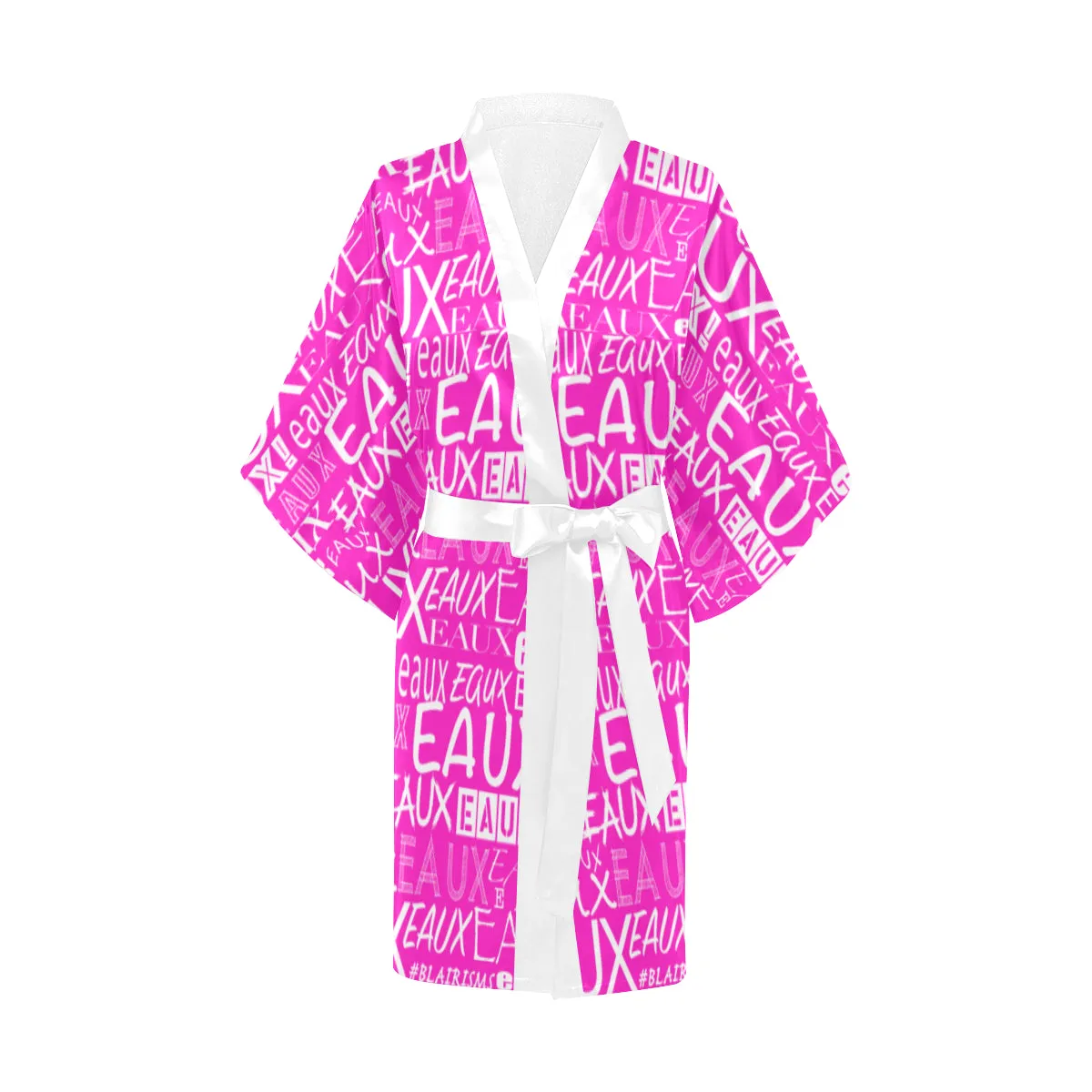 #BLAIRISMS ALLEAUXVER KIMONO (WHITE LETTERING)