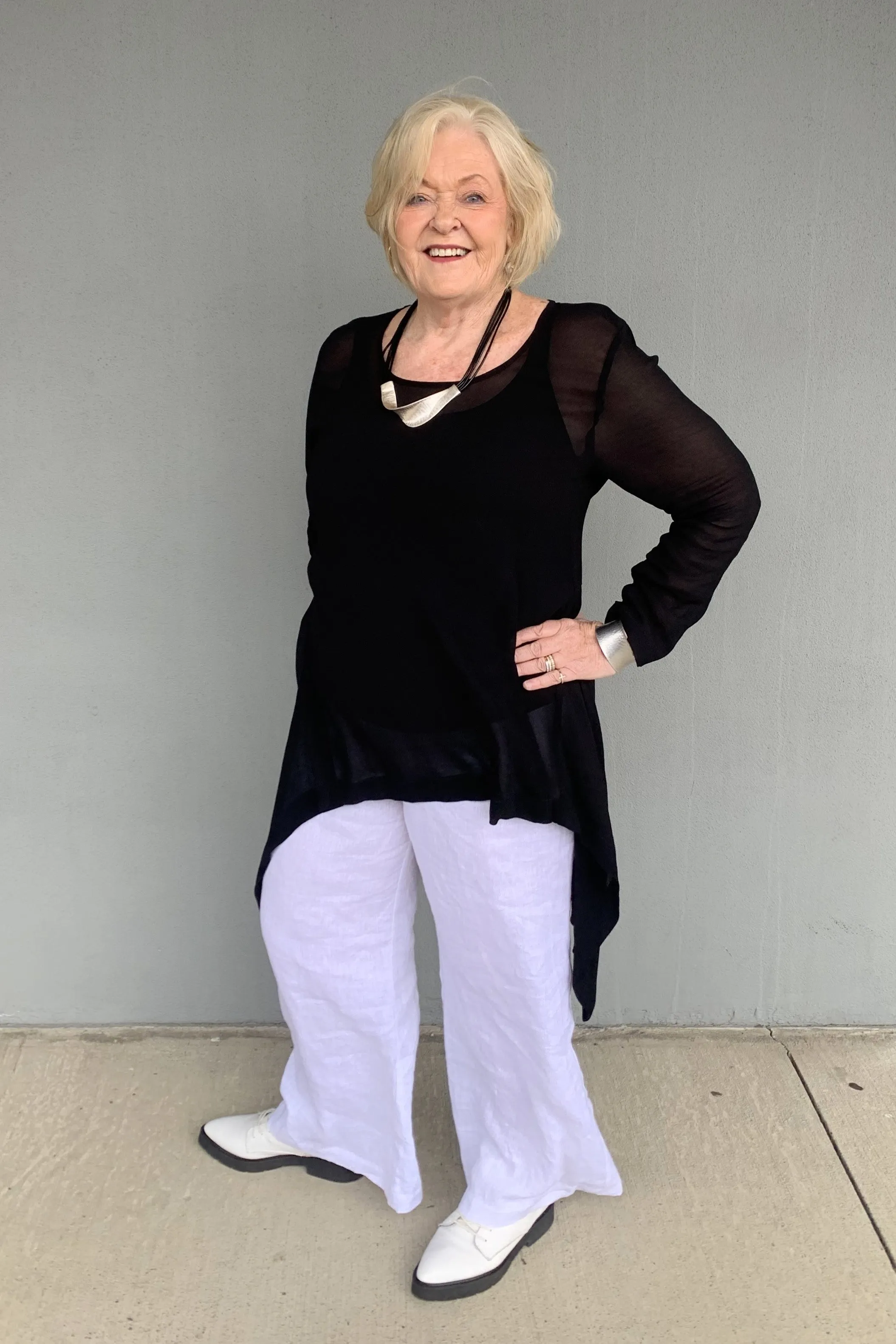 Blanc - T446PLA Ophelia Top - Exclusive