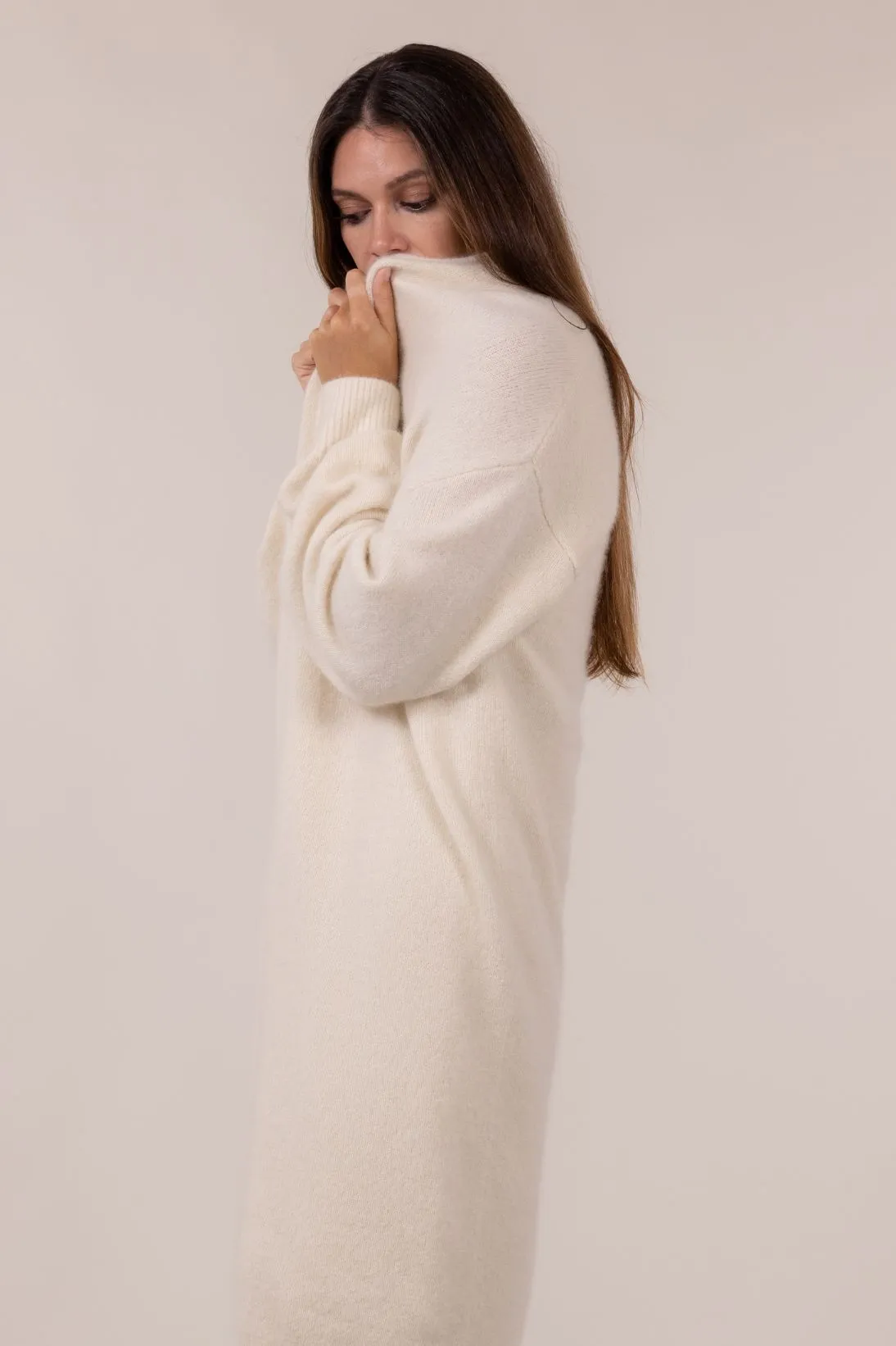 BOUCLE CASHMERE CARDIGAN