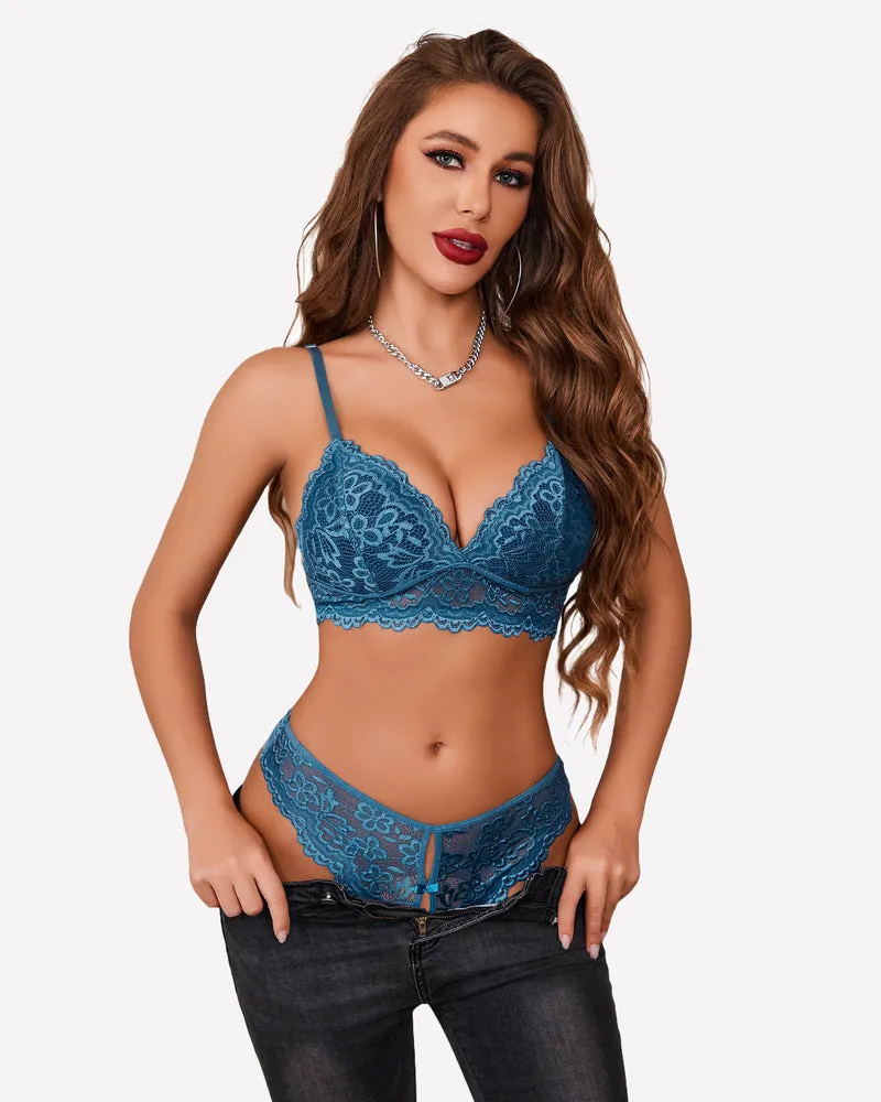 Bra and Panty Sets Lace Bralette Set