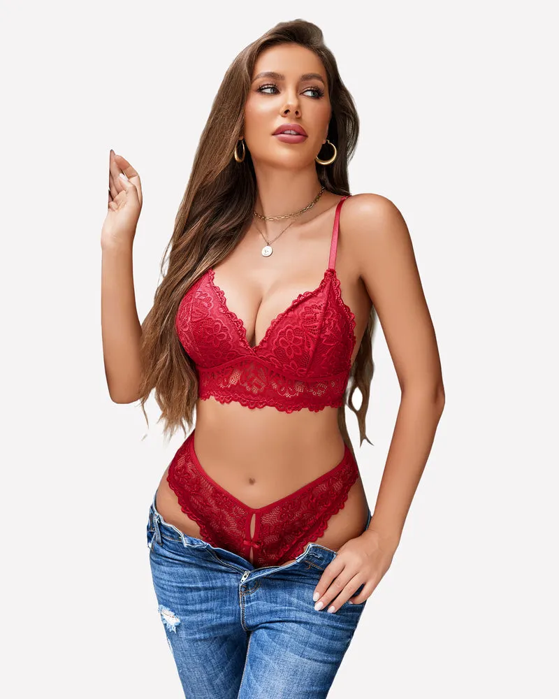 Bra and Panty Sets Lace Bralette Set