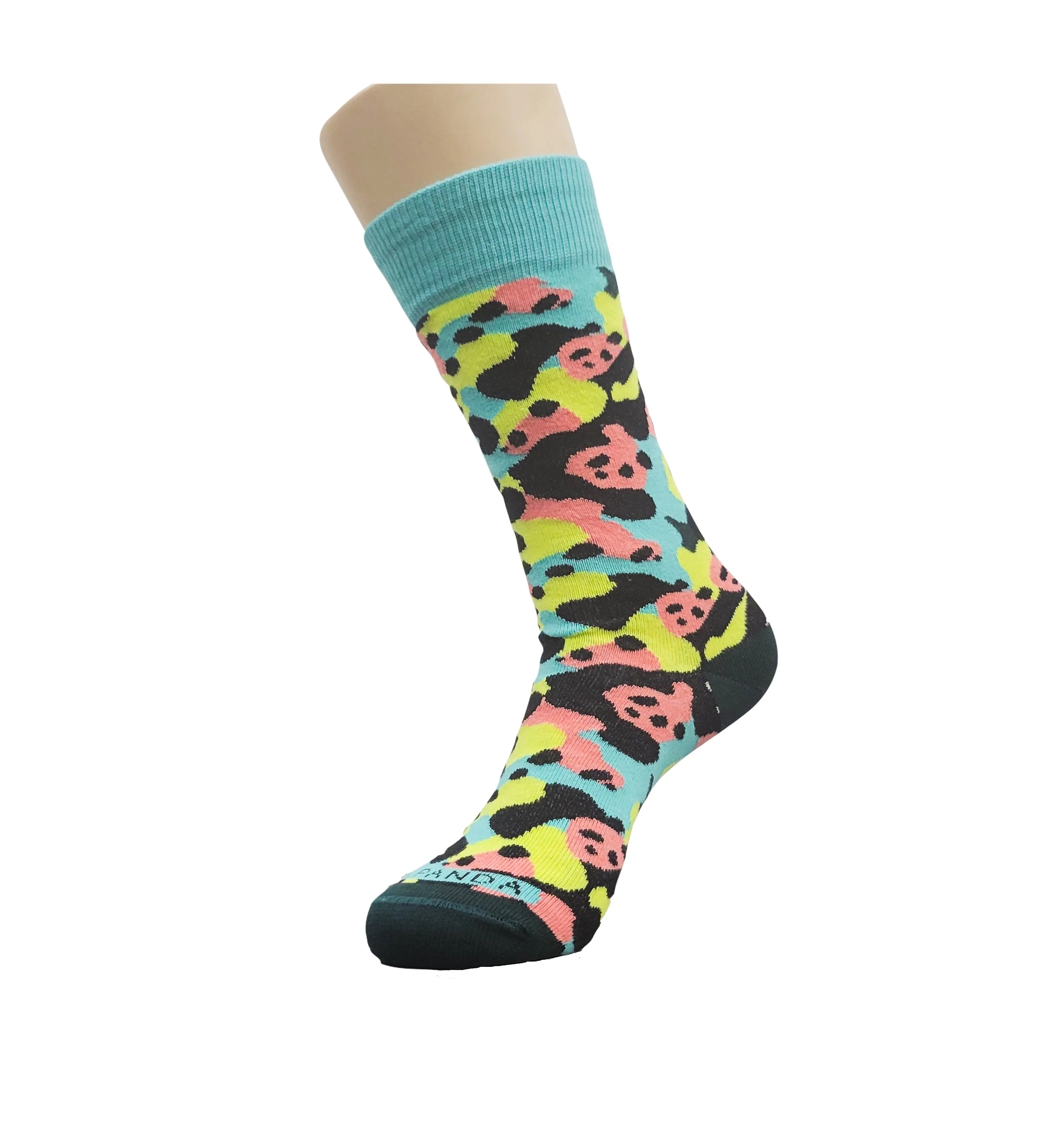 Camouflage Panda Socks from the Sock Panda (Adult Small -  Shoe Sizes 2-5)