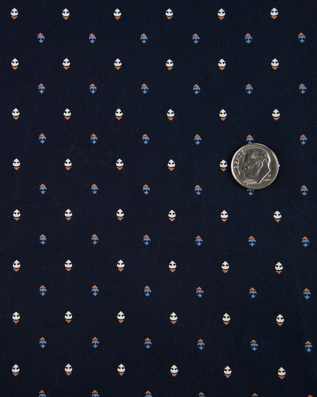 Camp collar PRESET STYLE in Print: Navy Blue Anchor
