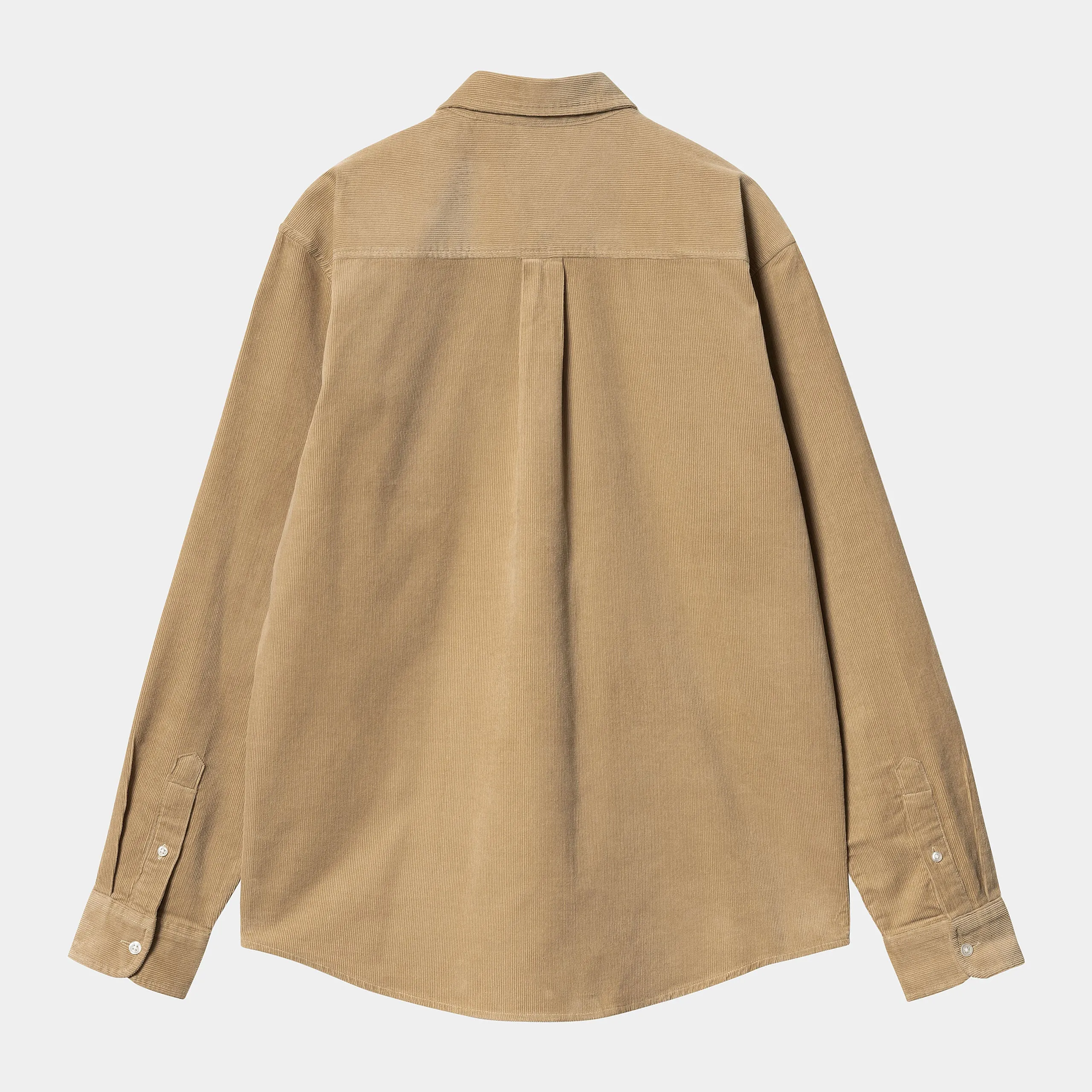 Carhartt L/S Madison Fine Cord Shirt - Sable/Black