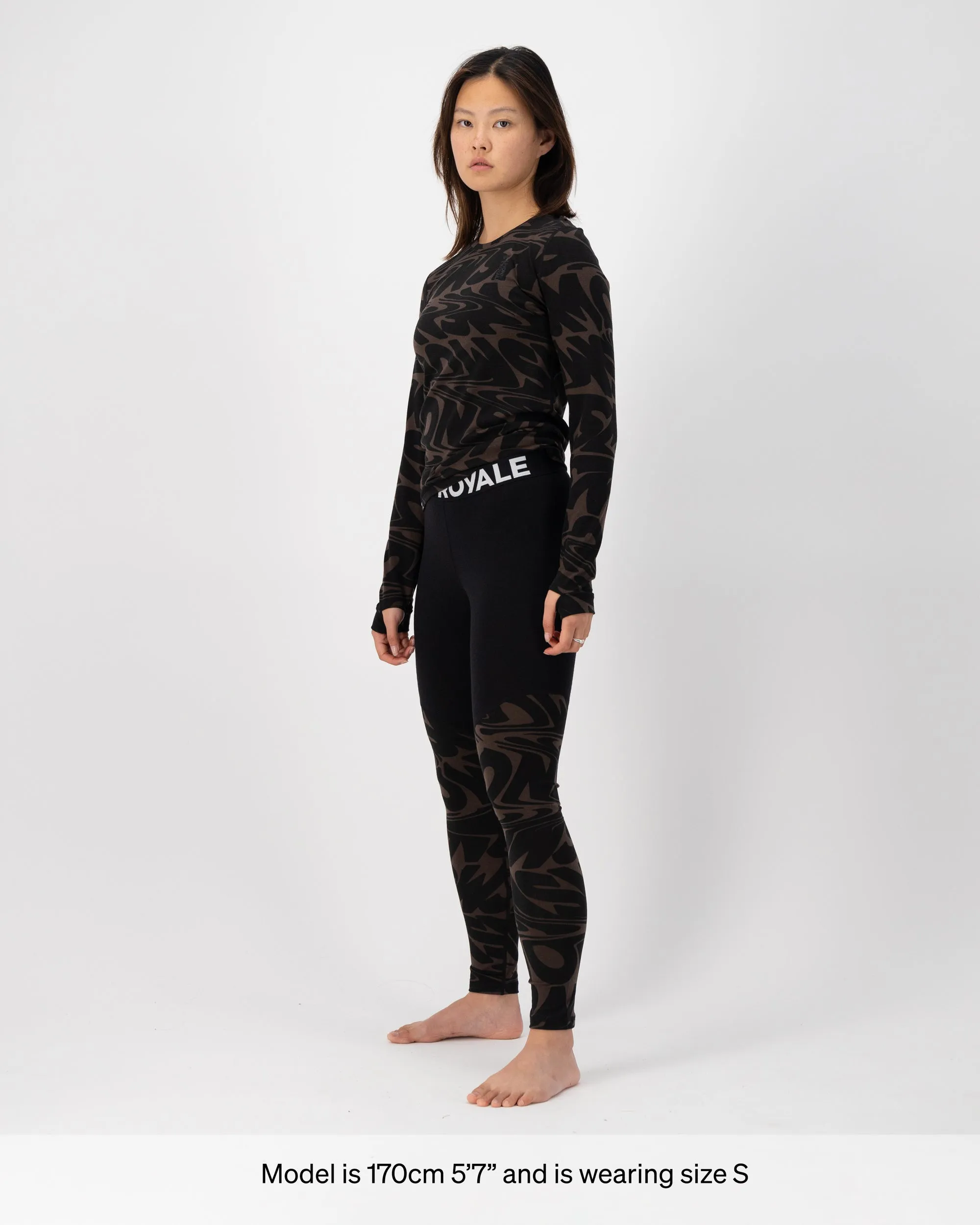 Cascade Merino Base Layer Long Sleeve - Signal Lost Cedar