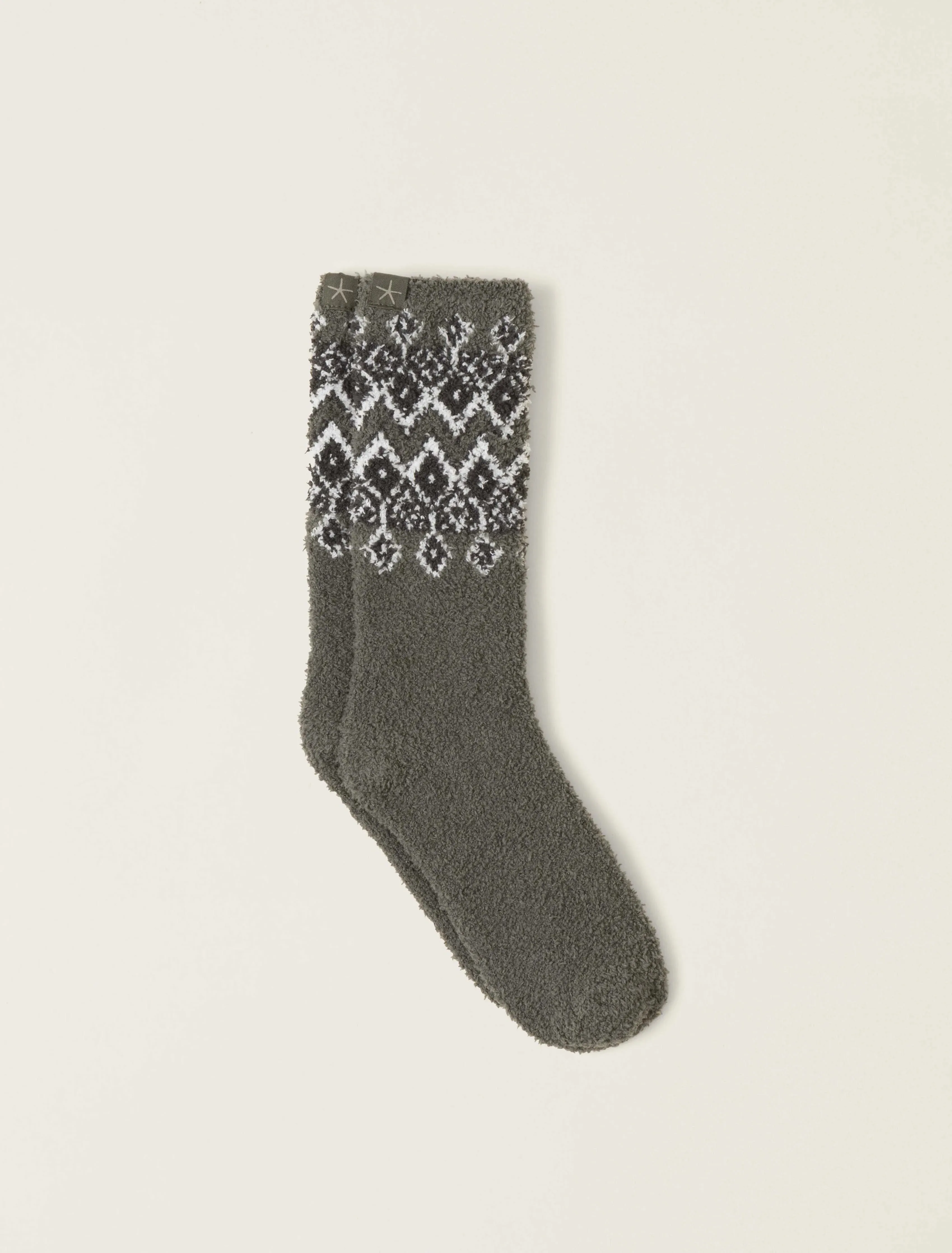 CozyChic® Fair Isle Socks