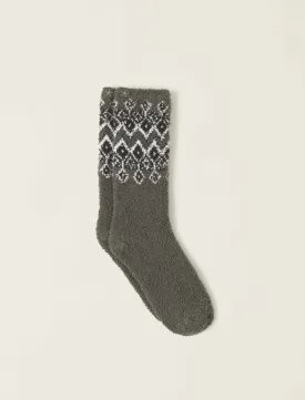 CozyChic® Fair Isle Socks