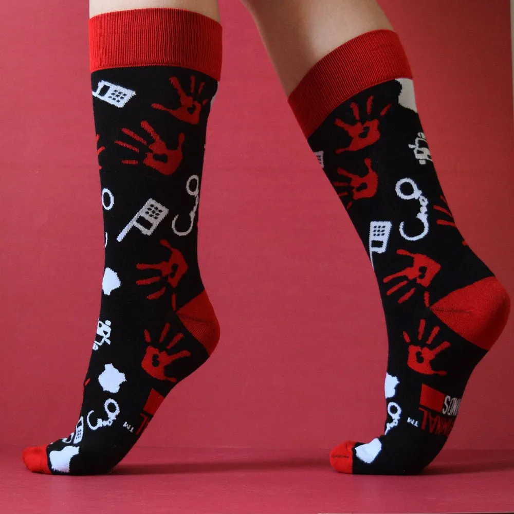Criminal Minds Icon Mash Up Socks