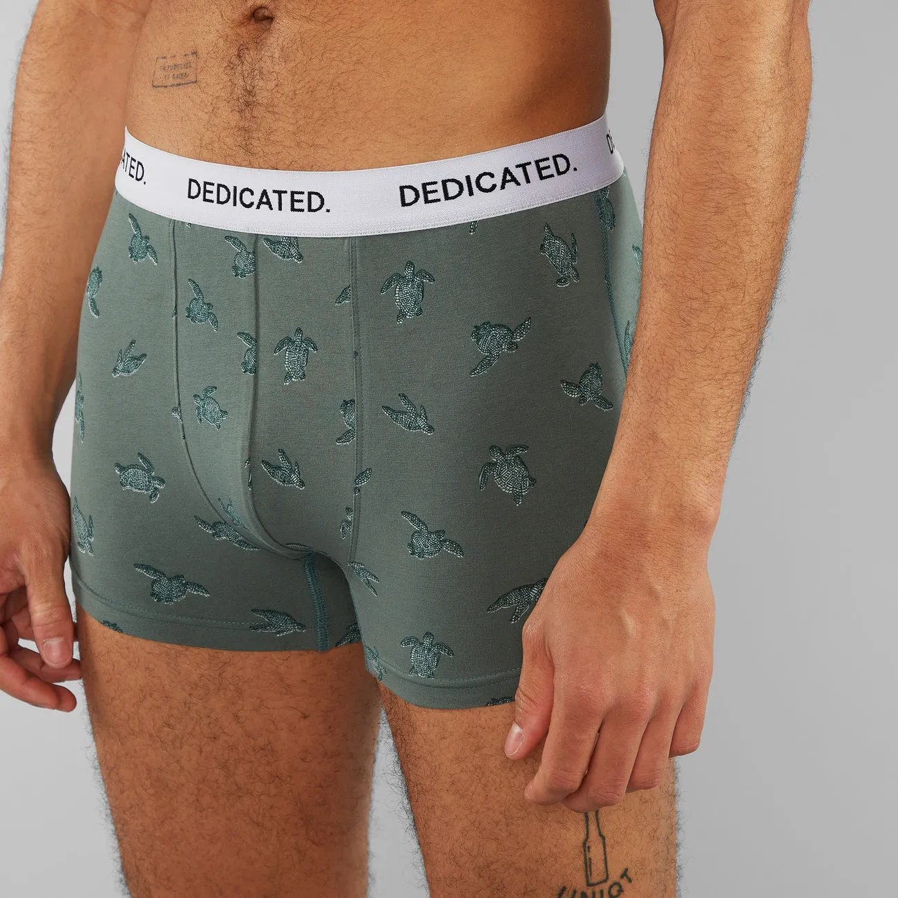 DEDICATED Kalix Boxer Bike pattern forest green men