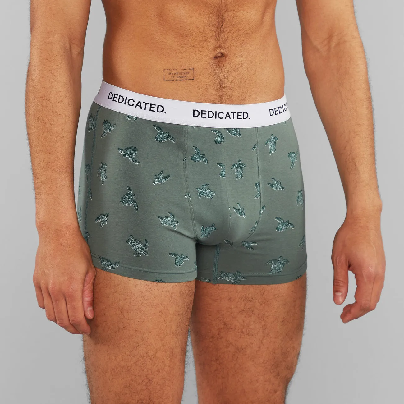 DEDICATED Kalix Boxer Bike pattern forest green men