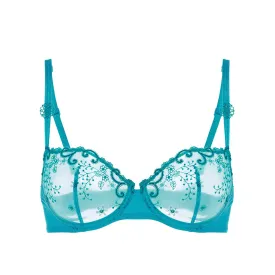Delice Atoll Blue Half Cup Bra