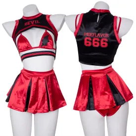 Devil 666 Cheerleader Swimsuit Uniform