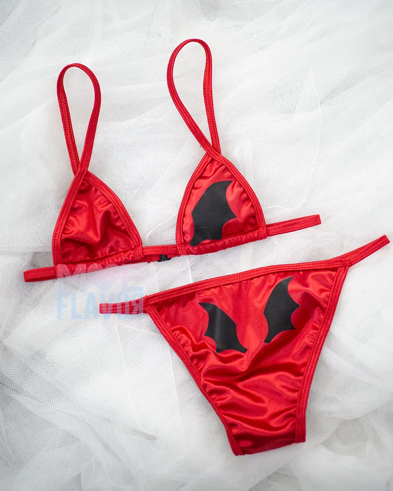 Devil 666 Cheerleader Swimsuit Uniform