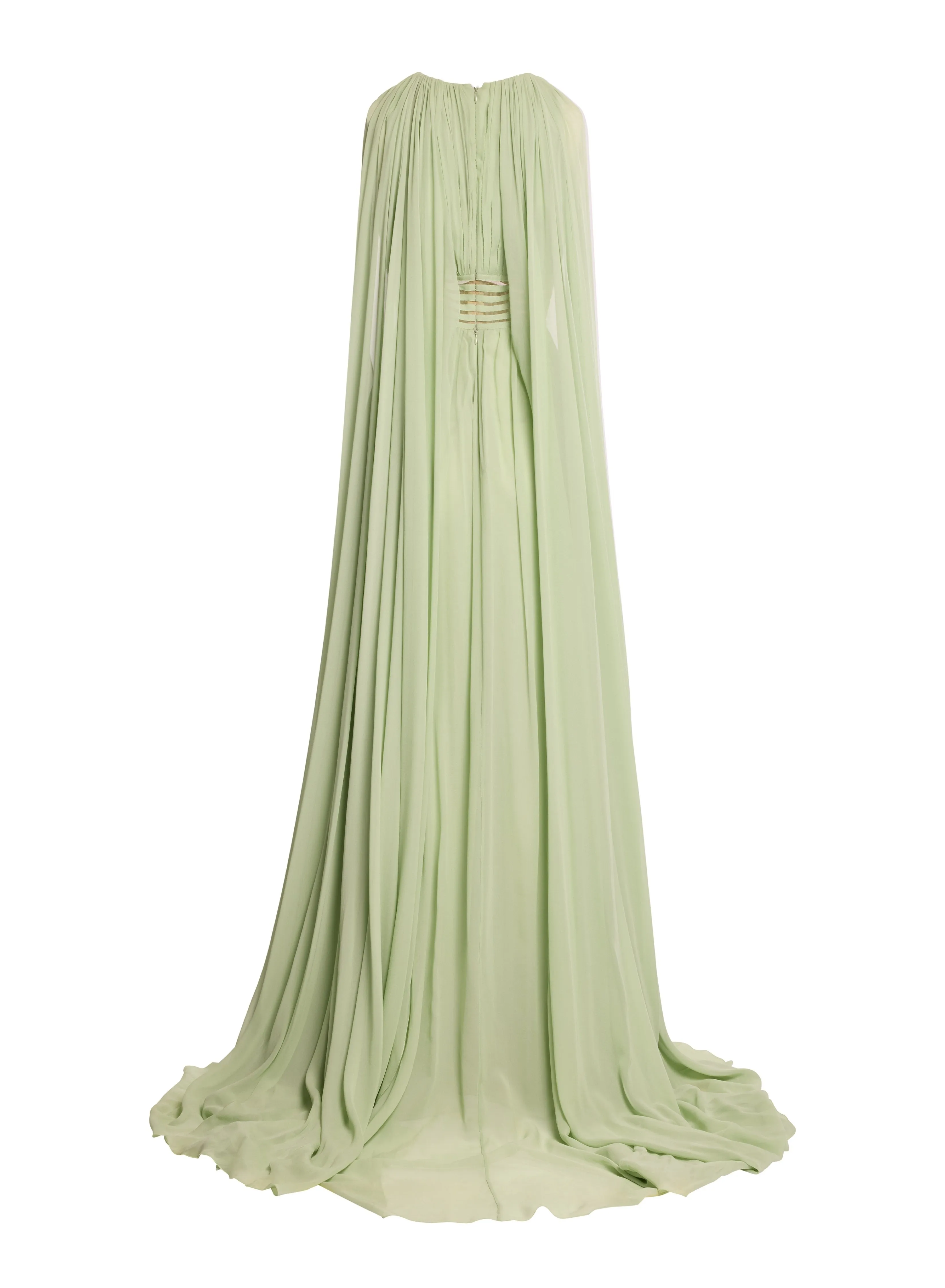 Draped Silk Dress