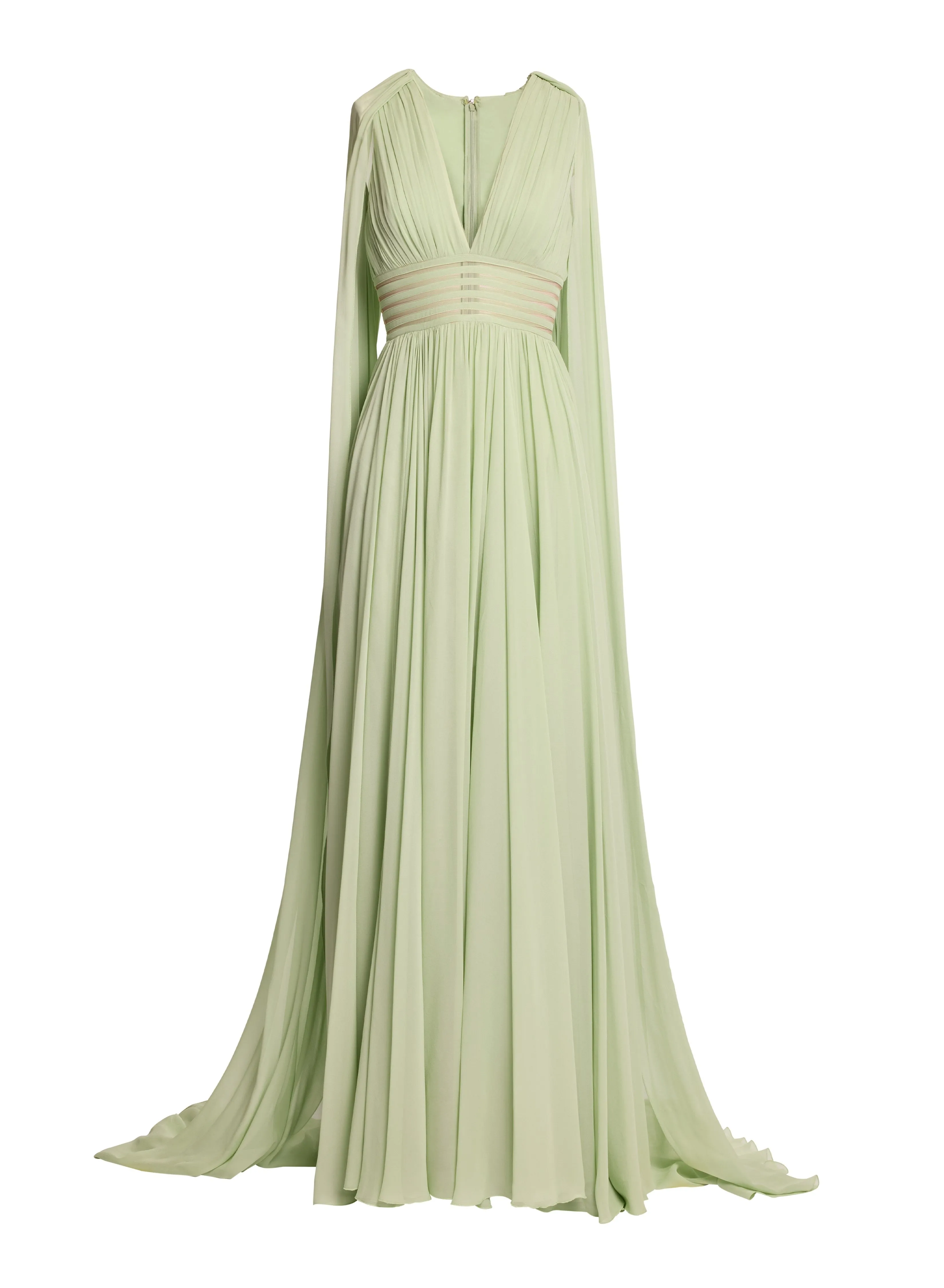 Draped Silk Dress