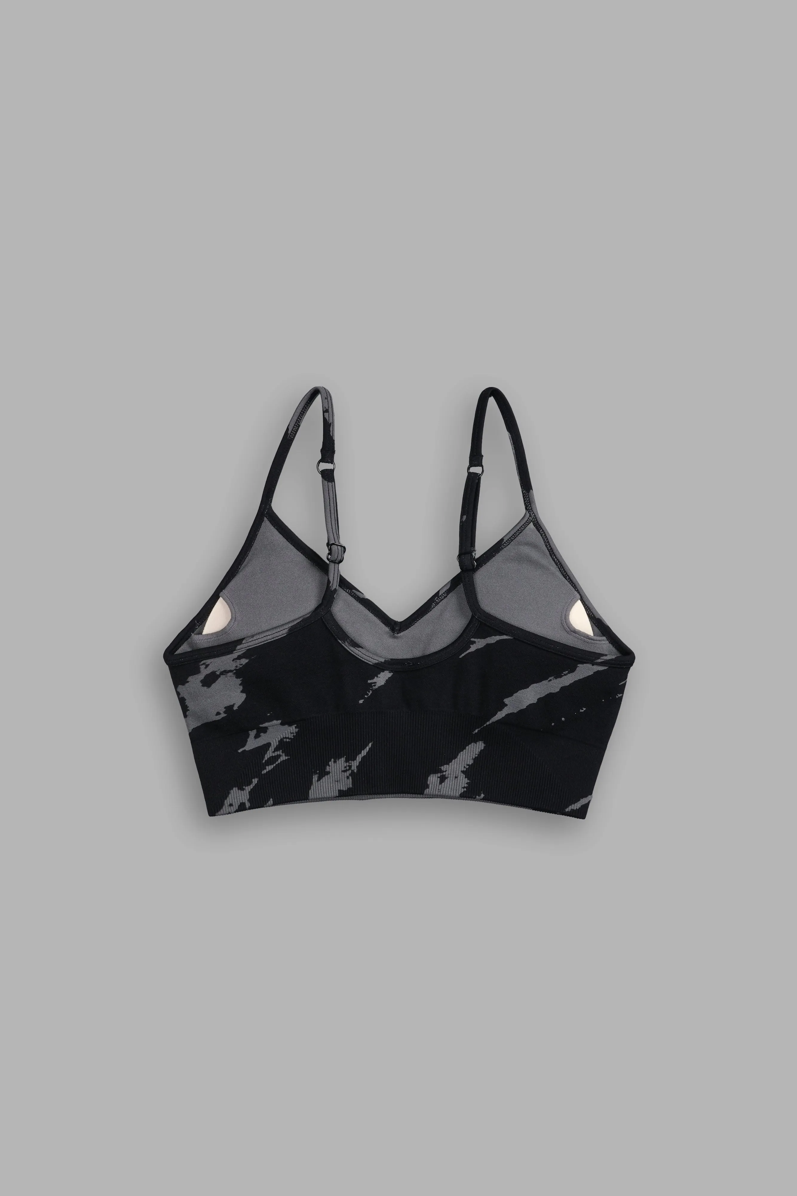 Dual Wolf "Everson Seamless" Sports Bra in Black Native Camo