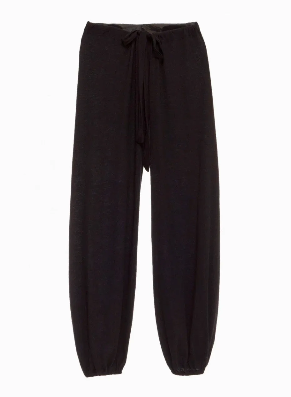 Eberjey Heather Cotton Blend Cropped Pant - Navy / Gray / Black