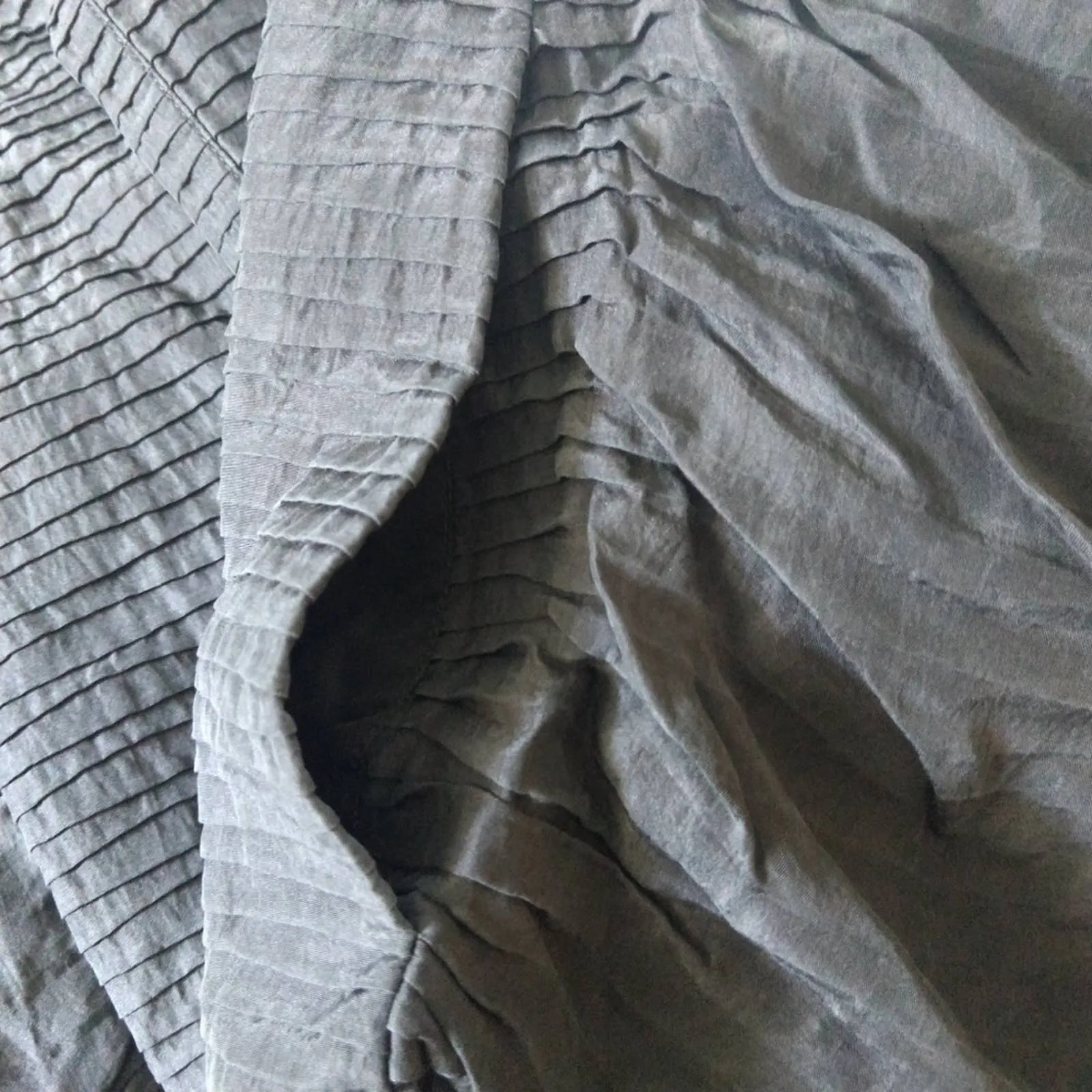 Eileen Fisher All Silk Open Front Cardigan