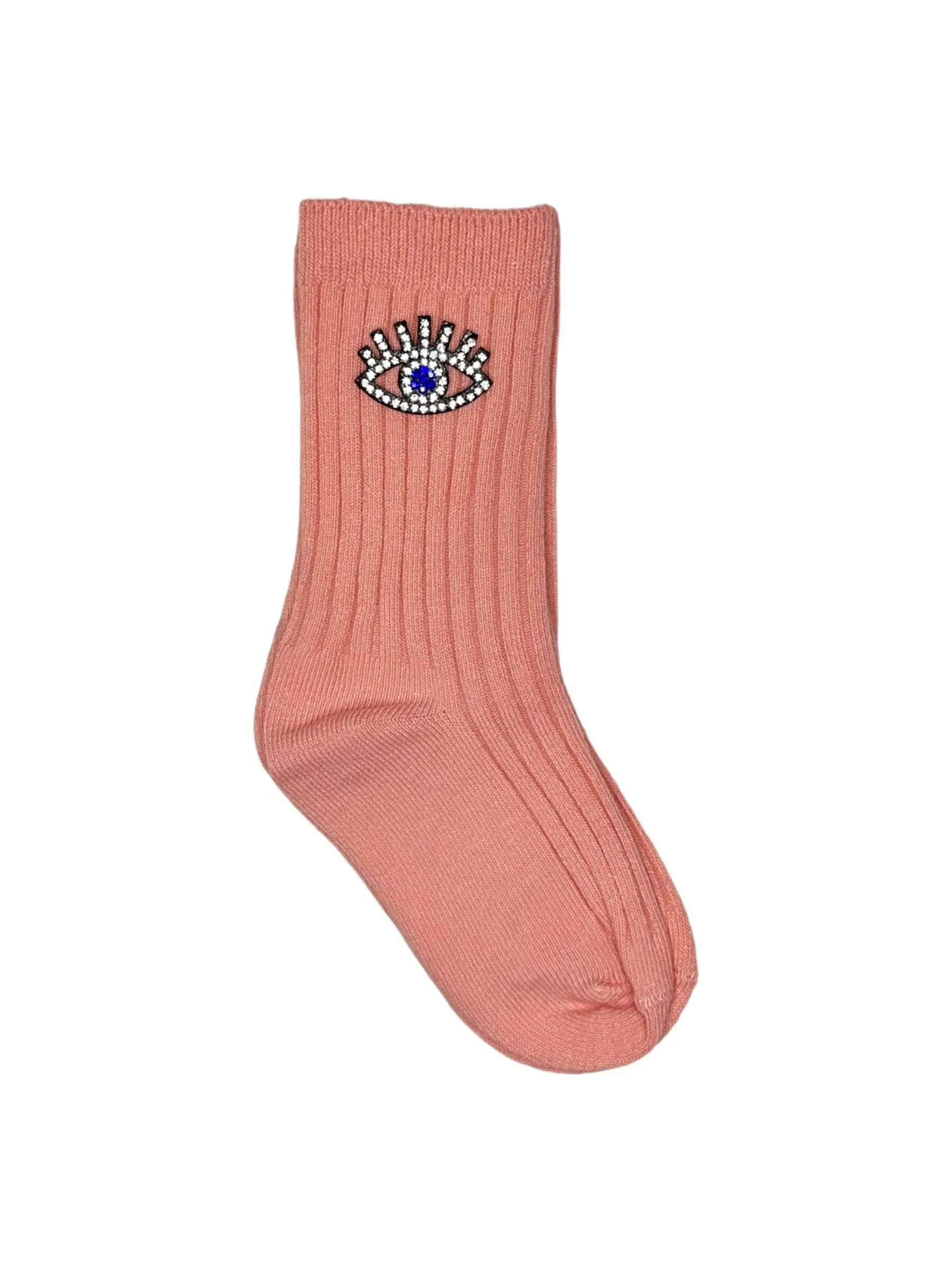 Evil Eye Crystal Socks