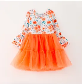 FALL FLORAL TUTU DRESS